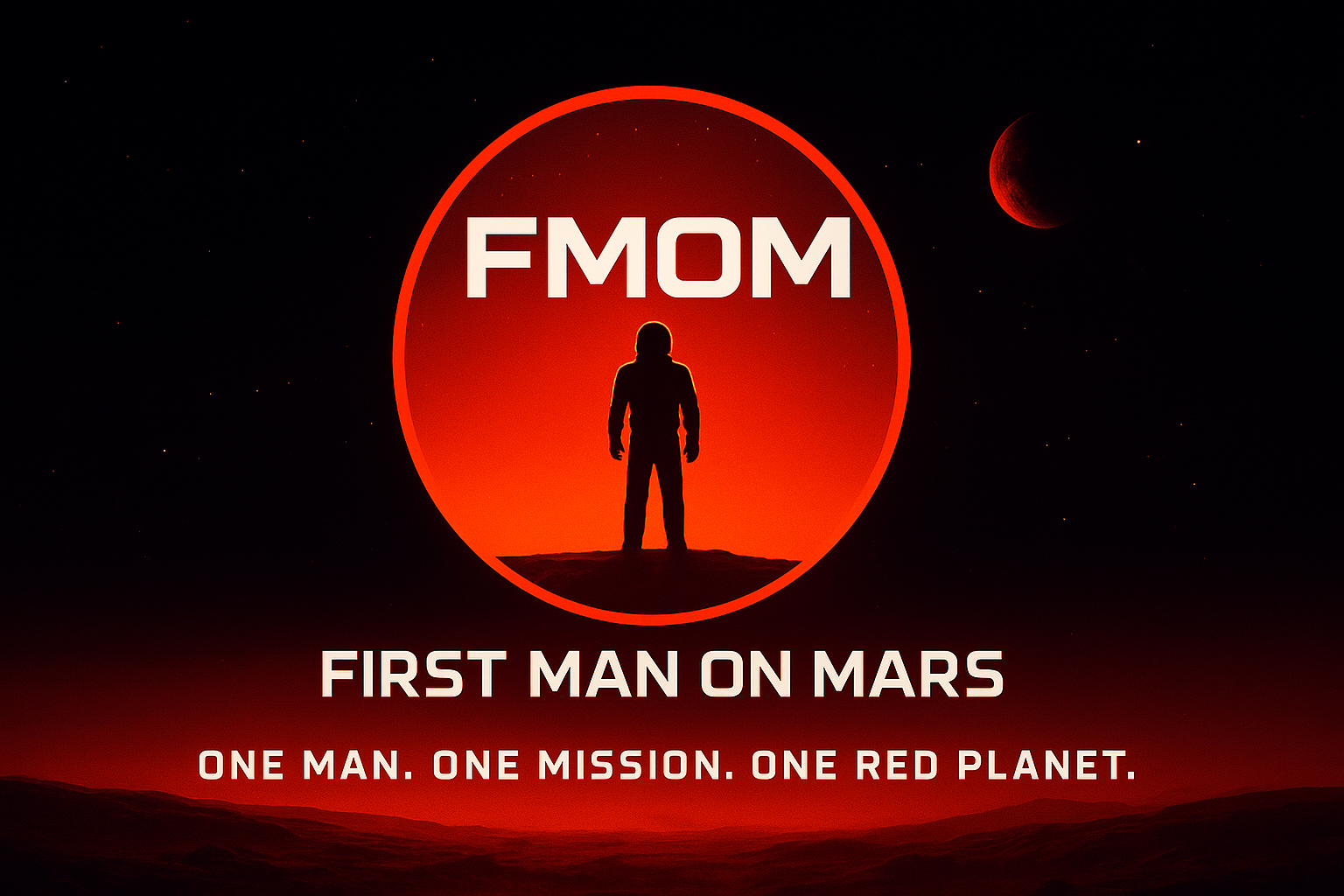 Promotional Banner for The First Man on Mars